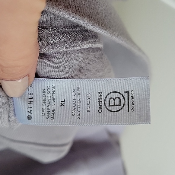 Athleta Sundown Dip Dye Crewneck Sweatshirt EUC Women Size X Large - Picture 7 of 7